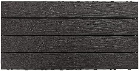 UltraShield Naturale 1 ft. x 2 ft. Quick Deck Outdoor Composite Deck Tile in by NewTechWood