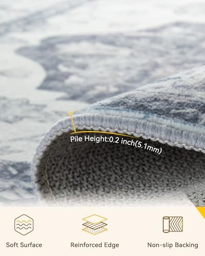 RELEANY Washable Area Rug - Image 5