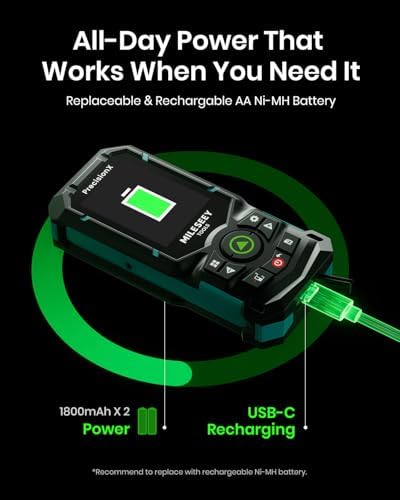 MILESEEY S50 Green Laser Measure Bundle - Image 9