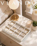 VLANDO Stackable Jewelry Tray, Drawer Organizer - Image 4