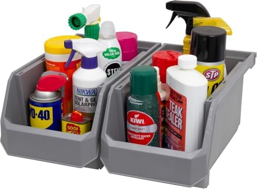 ReadySpace Large Stackable Plastic Storage Bins - Image 5