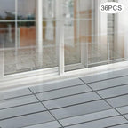 Interlocking Deck Tiles for Balcony, 12 x 12 Inch Waterproof & Weatherproof - Image 2