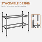 STORAGE MANIAC Expandable Shoe Rack - Image 5