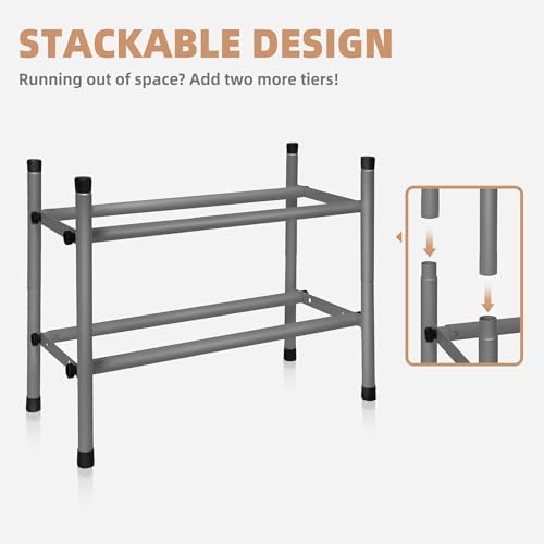 STORAGE MANIAC Expandable Shoe Rack - Image 5
