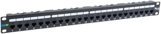 ICC CAT6A Patch Panel, UL Listed & PoE++ Rated 10 Gigabit Applications by ICC