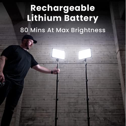 Lume Cube Studio Panel 2-Point Lighting Kit | Edge Lit LED Bicolor Light Panels - Image 7