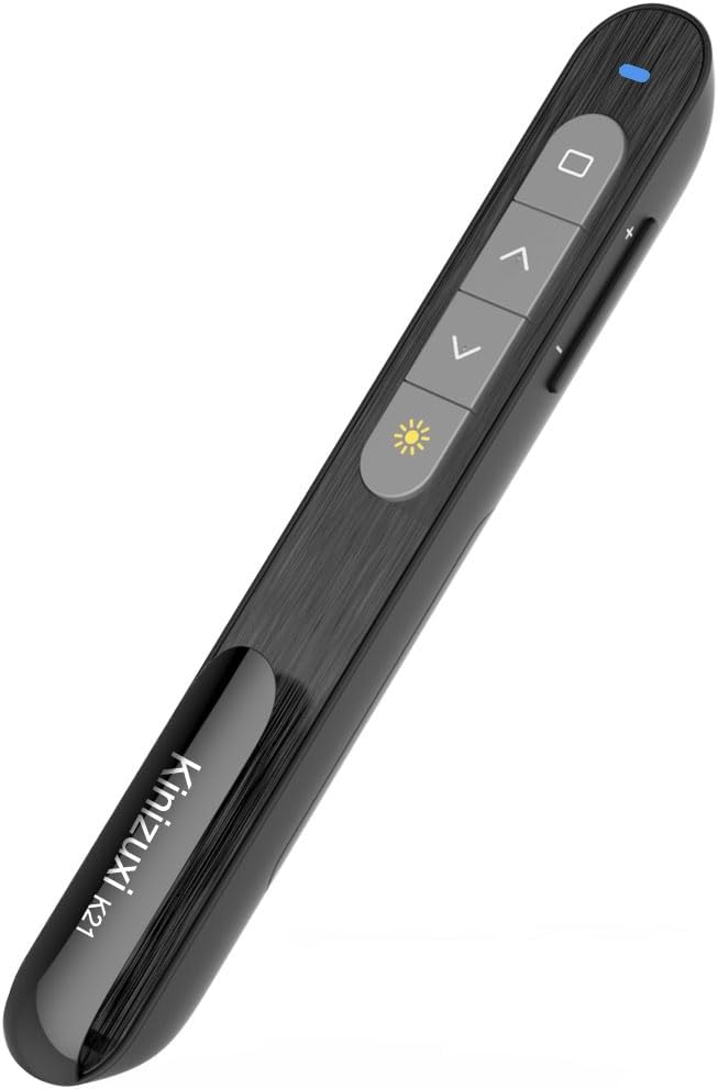 Presentation Clicker for PowerPoint, RF Wireless Presenter Remote by Kinizuxi