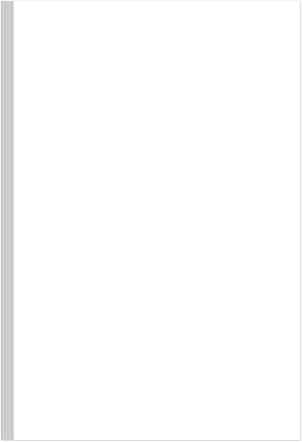 11" x 17" Blank Print Paper, 45Sheets/90Pages Blank Loose-Leaf Paper, DIY Template Printing in Office, 100gsm Blank Paper