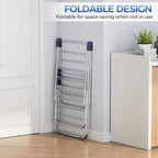 APEXCHASER Clothes Drying Rack, Foldable 2-Level Drying Rack Clothing, - Image 7