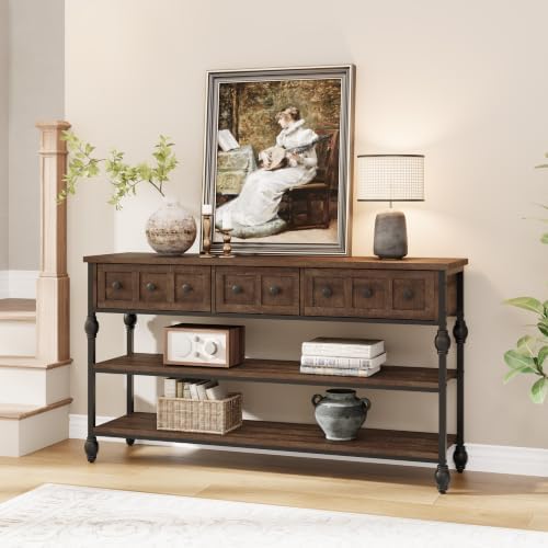 Garvee 52" Roman Column Console Table by Garvee