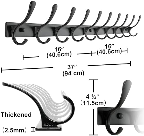 SKOLOO Coat Rack Wall Mounted - Image 6