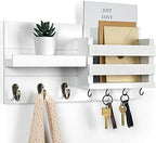 Lwenki Mail Organizer for Wall Mount – Key Holder by Lwenki