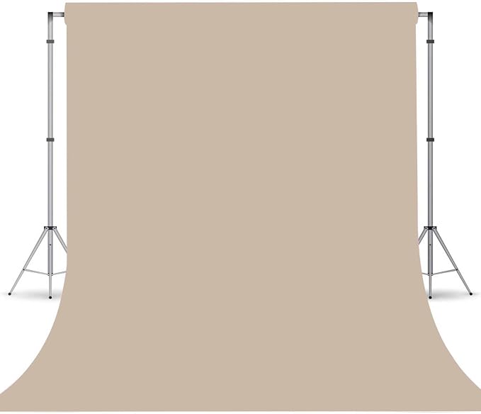 Beige Photo Backdrop, Photo Booth Portrait Photography Backdrops, Studio Beige by TERSUM