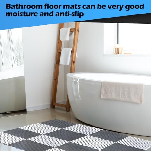 Tinideya 50 Pcs Drainage Interlocking Floor Tiles - Image 5