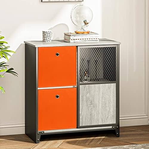 Foldable Storage Cubes Bins, 11 Inch Cloth Storage Cube Fabric Storage Box - Image 4