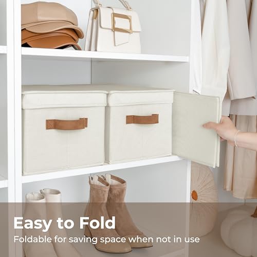 StorageWorks Closet Storage Bins, Fabric Storage Bins - Image 3