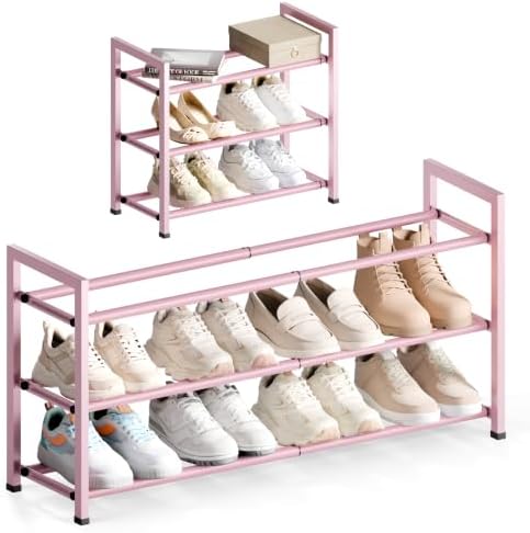 Bumusty 3 Tier Expandable Shoe Rack by BUMUSTY