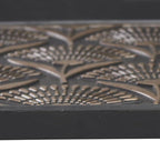 Bronze Floral Rubber Boot Tray, 15x31 Inch Large, Decorative Waterproof Mat - Image 4