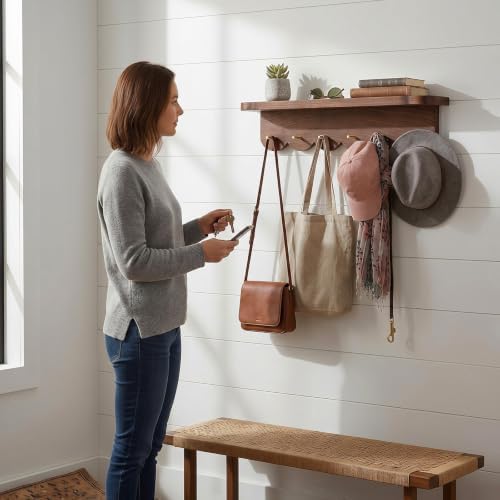 Lewtemi Wall Mount Coat Rack - Image 6