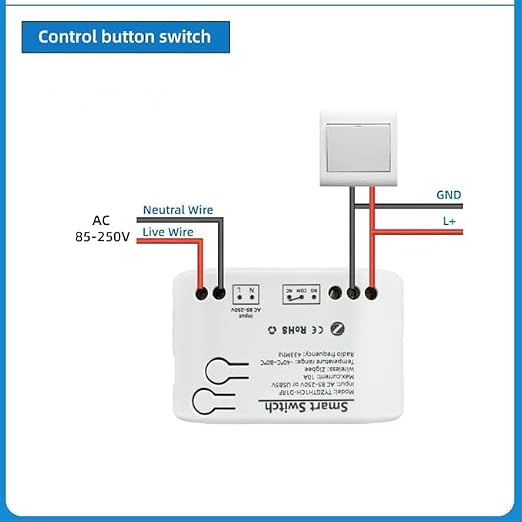 Zigbee 1CH 85-250VIntelligent Temperature Sensor, High Precision Waterproof - Image 3