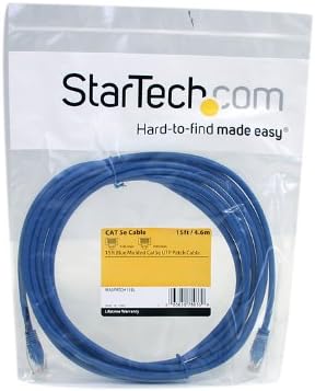 StarTech 15 FT Blue Molded CAT5E UTP Patch Cable - Image 3