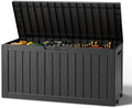 Outdoor Storage Box, Resin Deck Boxes Indoor and outdoor, Waterproof Storage by NBYSGO