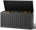 Outdoor Storage Box, Resin Deck Boxes Indoor and outdoor, Waterproof Storage by NBYSGO