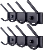 WEBI Coat Rack Wall Mounted, 4 Coat Hooks by WEBI
