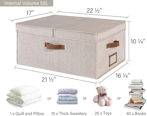 StorageWorks Large Decorative Storage Boxes - Image 2