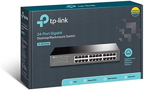 TP-Link 24 Port Gigabit Ethernet Switch Desktop/ Rackmount Plug & Play Shielded - Image 6
