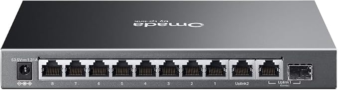 TP-Link Omada 8 Port Gigabit Easy Managed, PoE Switch, 63W Budget, PoE+ - Image 2