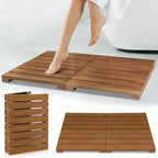 Teak Shower Mat by HONGJUN