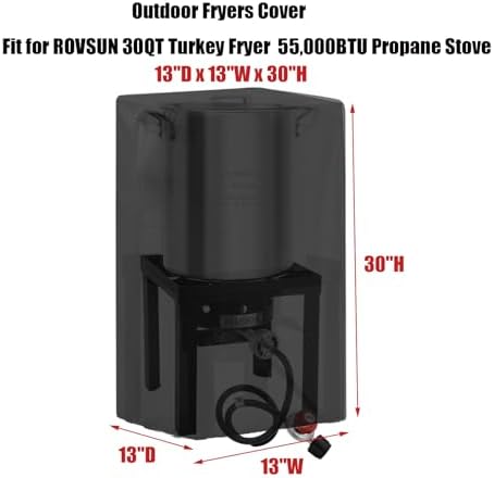 Outdoor Fryers Cover Fit for Nuuk 30QT Turkey Fryer - Image 2