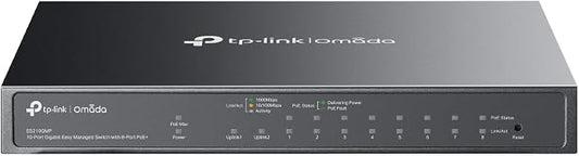 TP-Link Omada 8 Port Gigabit Easy Managed, PoE Switch, 123W Budget, PoE+ by TP-Link
