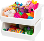 ReadySpace Extra Large Stackable Plastic Storage Bins - Image 5