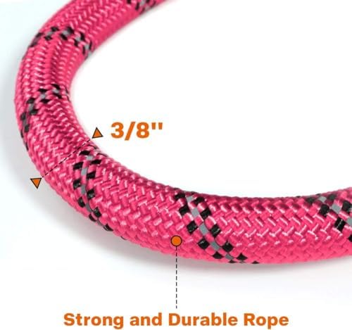 Taglory Rope Dog Leash for Small Medium Dogs, 6 FT Padded Handle - Image 3