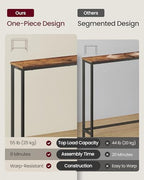 VASAGLE 31.5" Console Table, Narrow Behind Couch Table, 1 Tier - Image 2