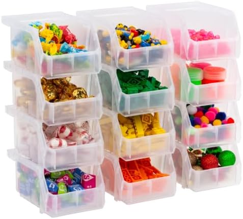 ReadySpace Extra-Small Stackable Plastic Storage Bins by Akro-Mils