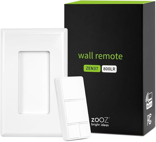 Zooz 800 Series Z-Wave Long Range Wall Remote & Scene Controller ZEN37 by ZOOZ