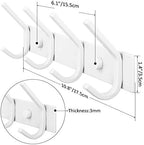 WEBI Coat Rack Wall Mounted, Coat Hooks Wall Mount, Coat Hanger Wall Hook Rack - Image 3