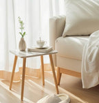 FORAOFUR Small End Table, Side Table Accent Table Living Room Bedroom Balcony - Image 2
