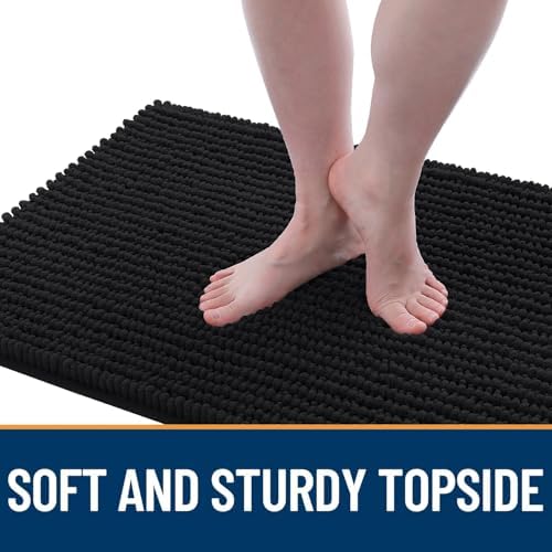 OLANLY Dog Door Mat for Muddy Paws 48x30, Extra Absorbent Chenille Mud Mat - Image 3