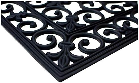 Calloway Mills 900091830 Fleur De Lis Rubber Doormat - Image 5