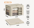 3 Openings Large Clothes Storage Bins - Image 6