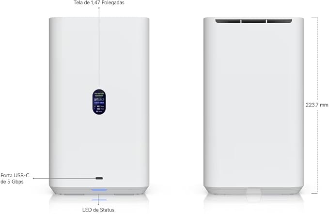 Ubiquiti NAS System UNAS-2 2 trays 3.5" White - Image 9