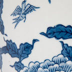 Creative Co-Op Blue and White Ceramic Umbrella Stand - Image 4