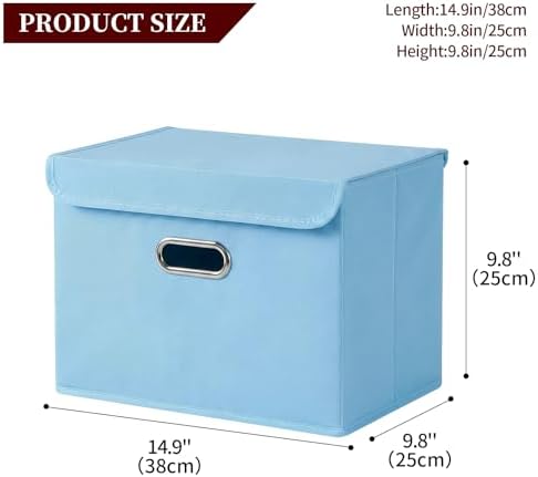STOREONE Fabric Storage Cube Bins Foldable Organizer Container Collapsible - Image 2
