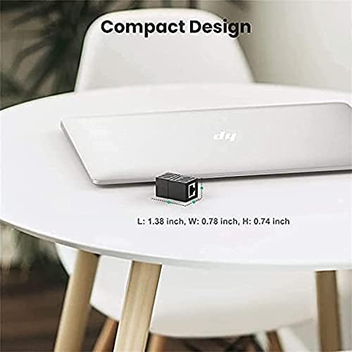 Phone Jack to Ethernet Cable Adapter, RJ45 8P8C Female to RJ11 6P4C Male - Image 8