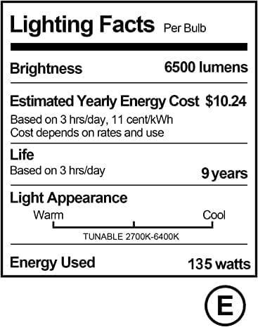 Skytex 2Pack 135W Photography Light Bulb Dimmable Tricolor LED Bulbs 2700-6400K - Image 6