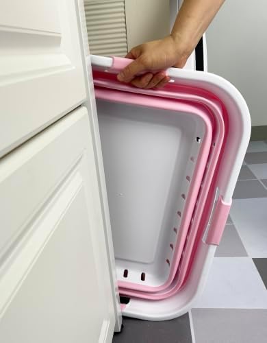 SAMMART 42L Collapsible Plastic Laundry Basket - Image 4